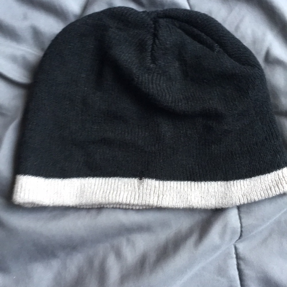 Black and Silver Beanie